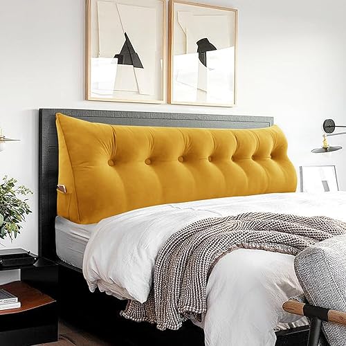 Miniatura 24 de Almohada para Cabecero - Almohada de Cama Grande 3 en 1 como Almohada de Lectura de Cuña, Almohada Grande para Sofá Cama Diurna o Cojín de Respaldo