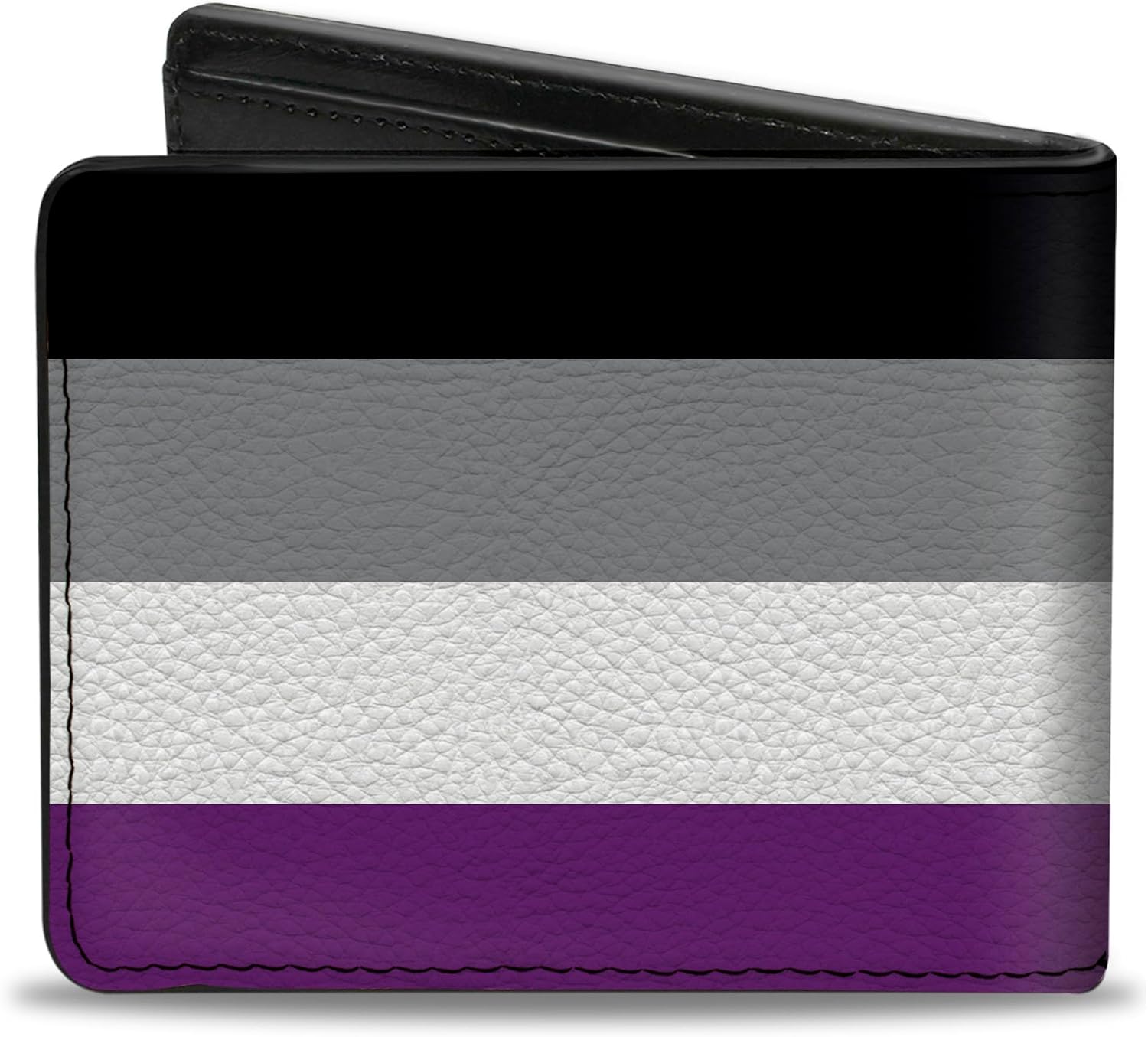 Buckle-Down Men's Standard Bifold Wallet Pride, 4.0" x 3.5"