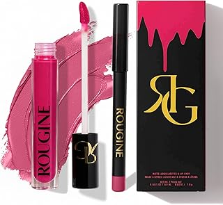 Juego de lápiz labial mate y delineador de la...