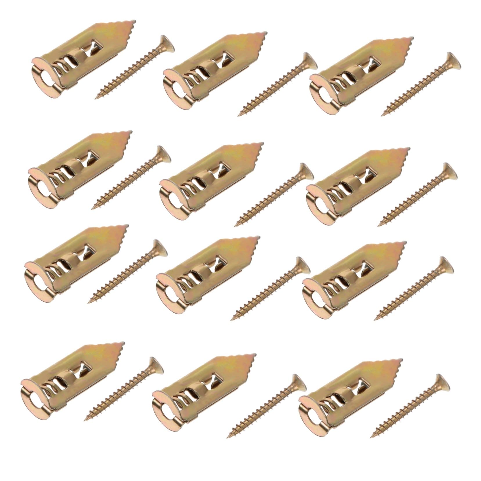 NAMOARLY High-Efficiency Butterfly Expansion Screw Plasterboard Fixing Screw Wall Anchor Kit