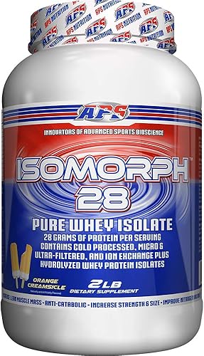 APS Nutrition Isomorph, suplemento de proteína de aislamiento de suero de leche de alta calidad, 1