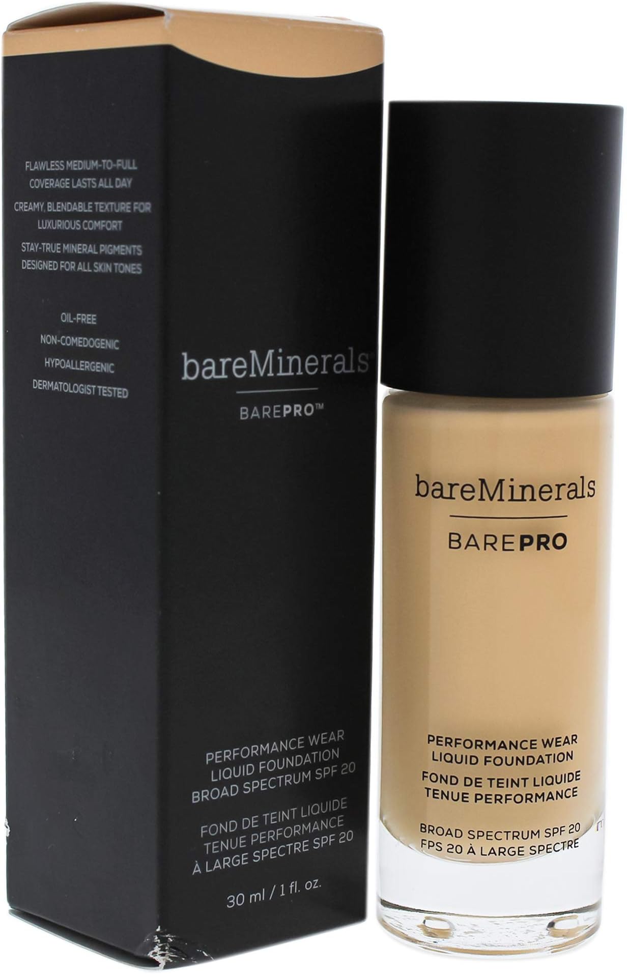 Bare Escentuals bareMinerals BarePro Performance Wear Liquid Foundation Dawn 02, 1 Fluid Ounce
