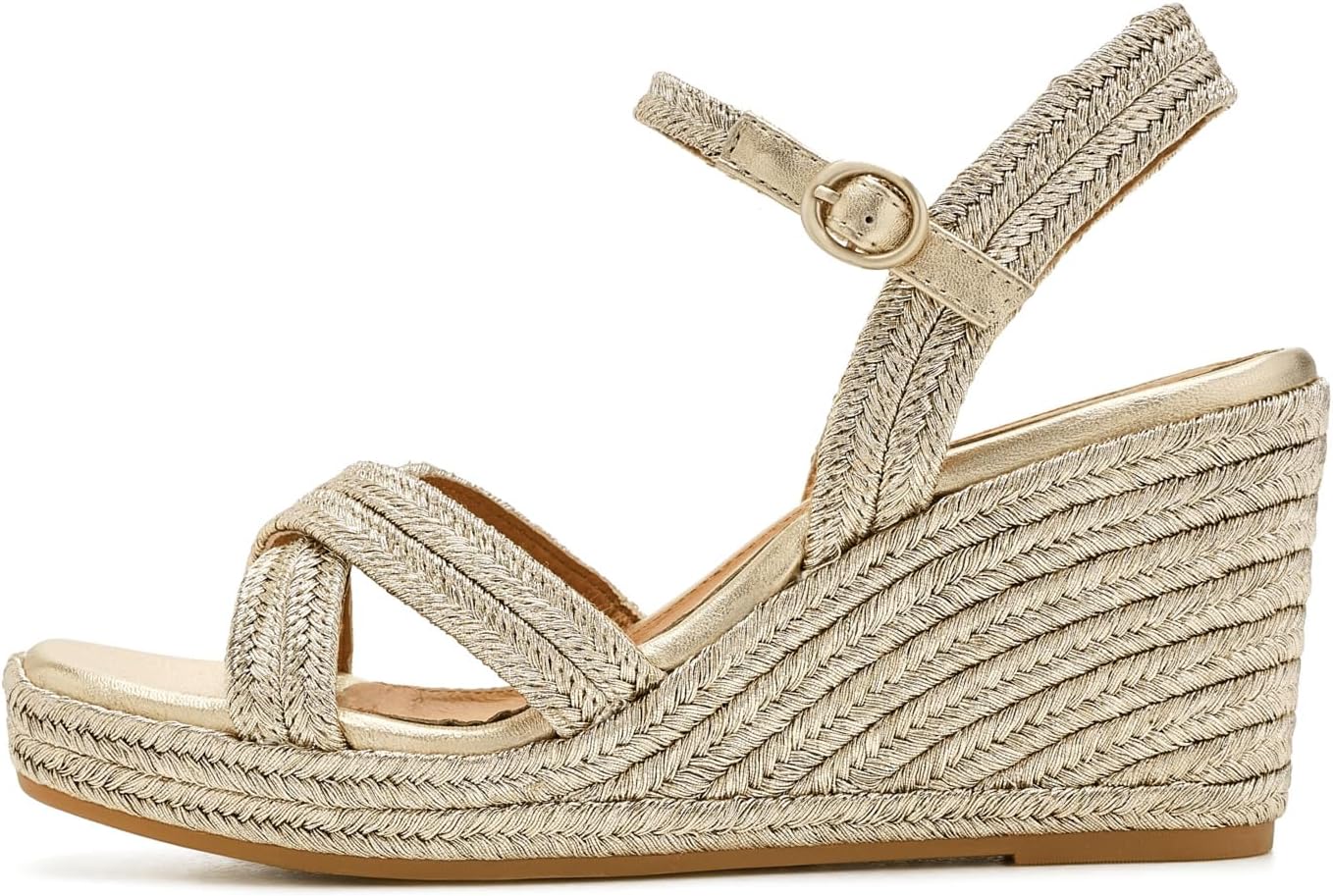 Sofft Women's Newbury Wedge Sandal, Platino, 6 - Image 4