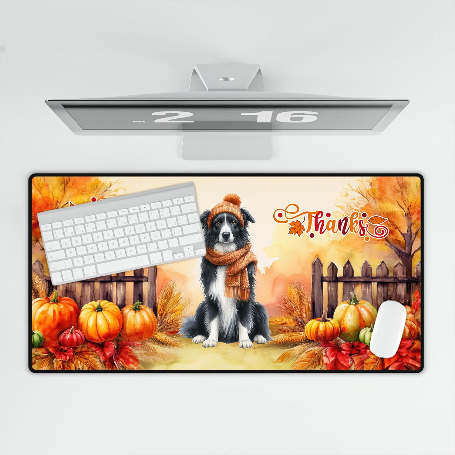 Tappetino Per Mouse E Sottopentola Con Cane Old English Sheepdog – Gomma Antiscivolo – Design Colorato - 2
