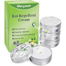 4 Pack Mouse Repellent for Car Engines, Peppermint Oil to Repel Mice and Rats, Mouse Repellent Keep Rodents Out of Car Rat Repellent for House Mice Repellent Outdoor