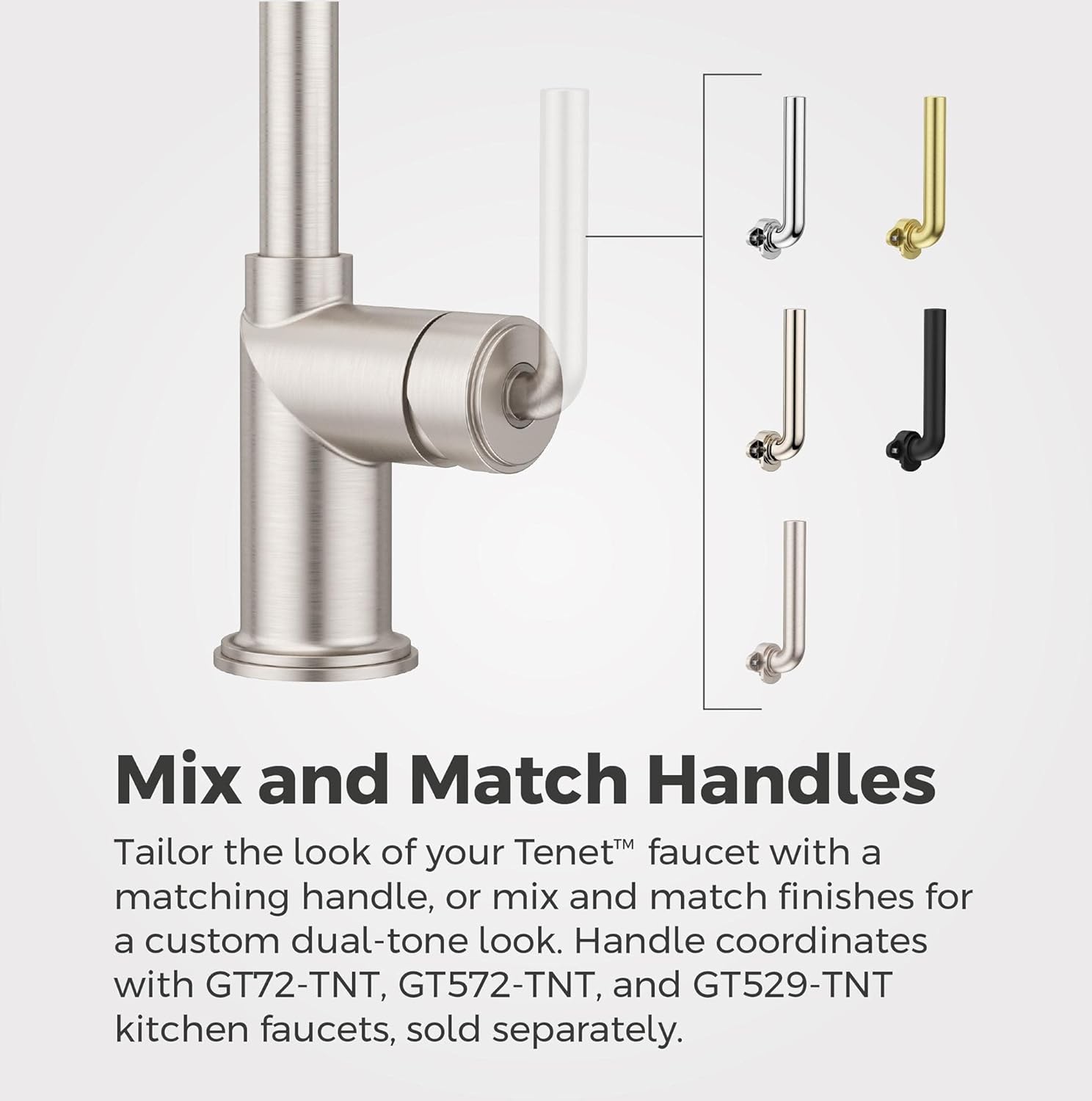 Pfister HHL-GTTNT Tenet Faucet Lever Handle - Spot Defense Stainless Steel