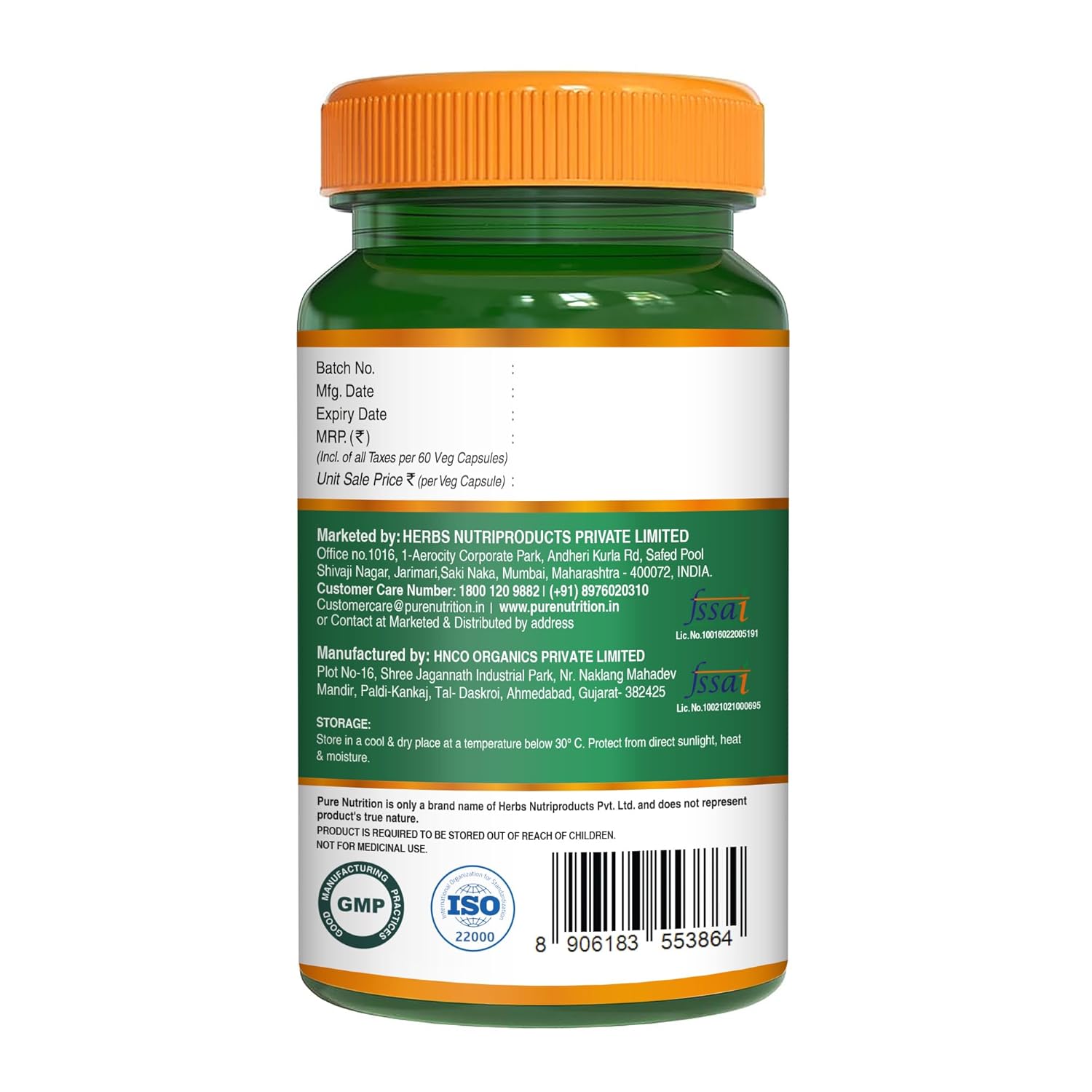 Buy Now Pure Nutrition Keto Fatmelt, 1000Mg, 60 Veg Capsules, With G...