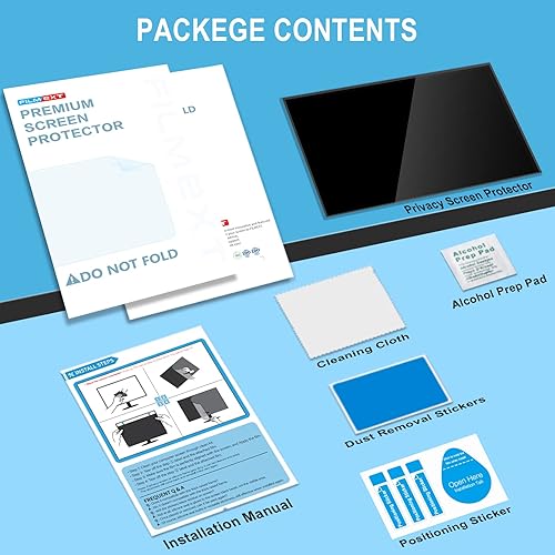 Vista 26 de FILMEXT Filtro protector de pantalla de privacidad totalmente extraíble para Microsoft Surface Pro X/Surface Pro 8, filtro antirreflejo antiespía