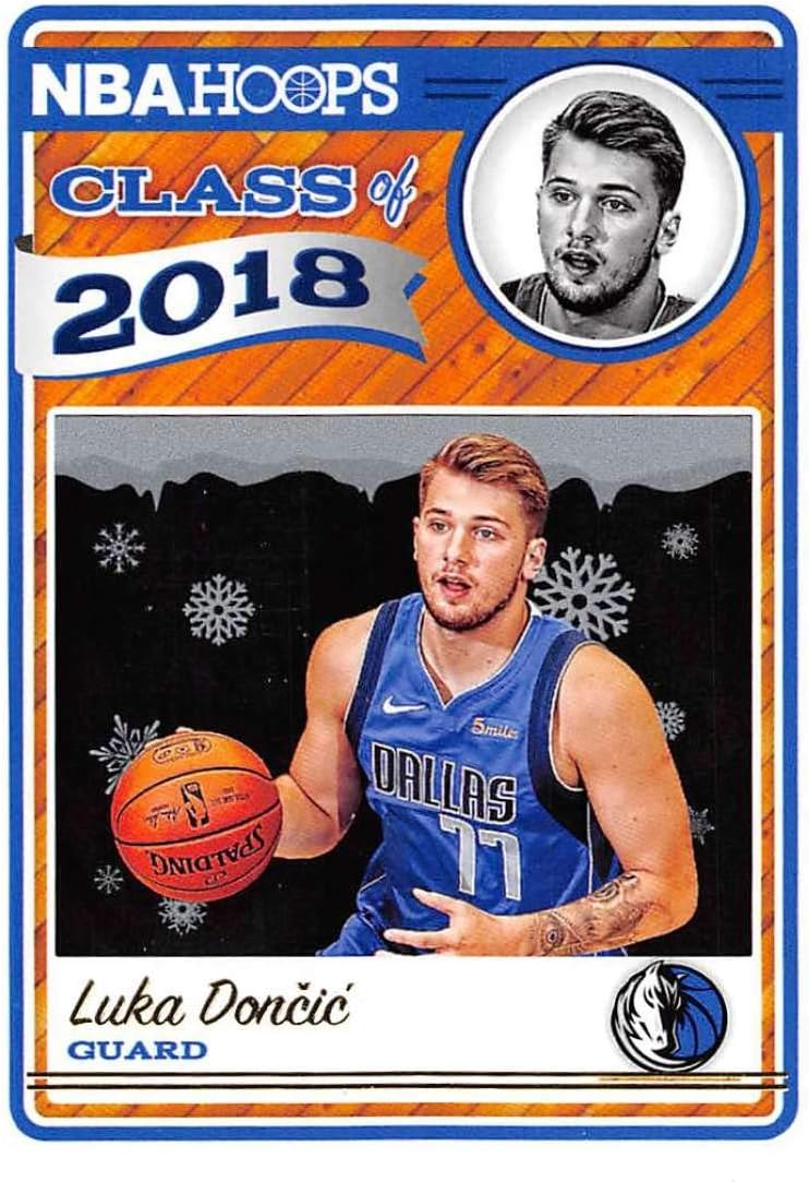 2018-19 Panini NBA Hoops Class of 2018 Winter/Holiday/Christmas #3 Luka Doncic Dallas Mavericks Official Basketball Card