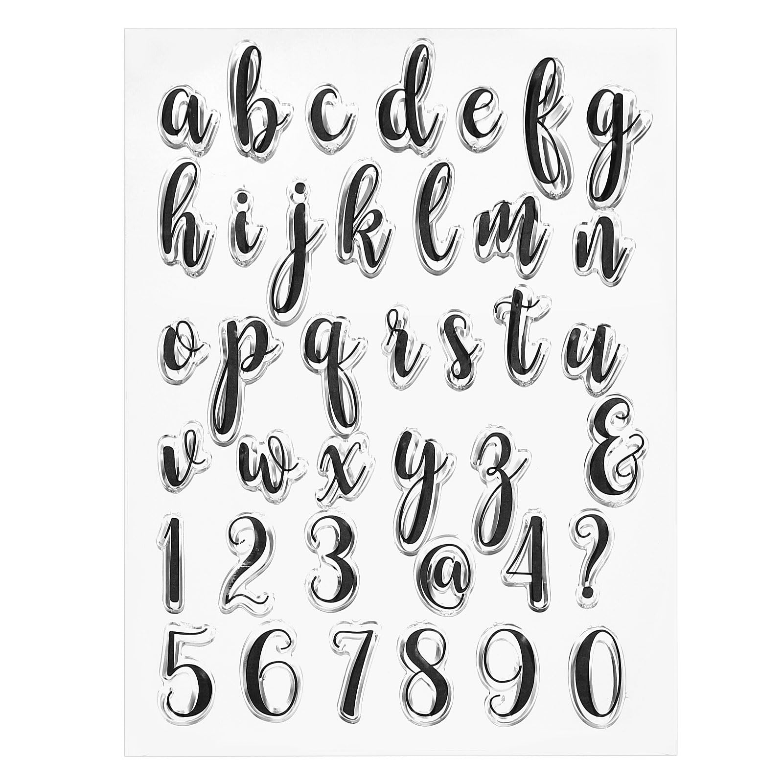 PATIKIL Transparent Silicone Stamps