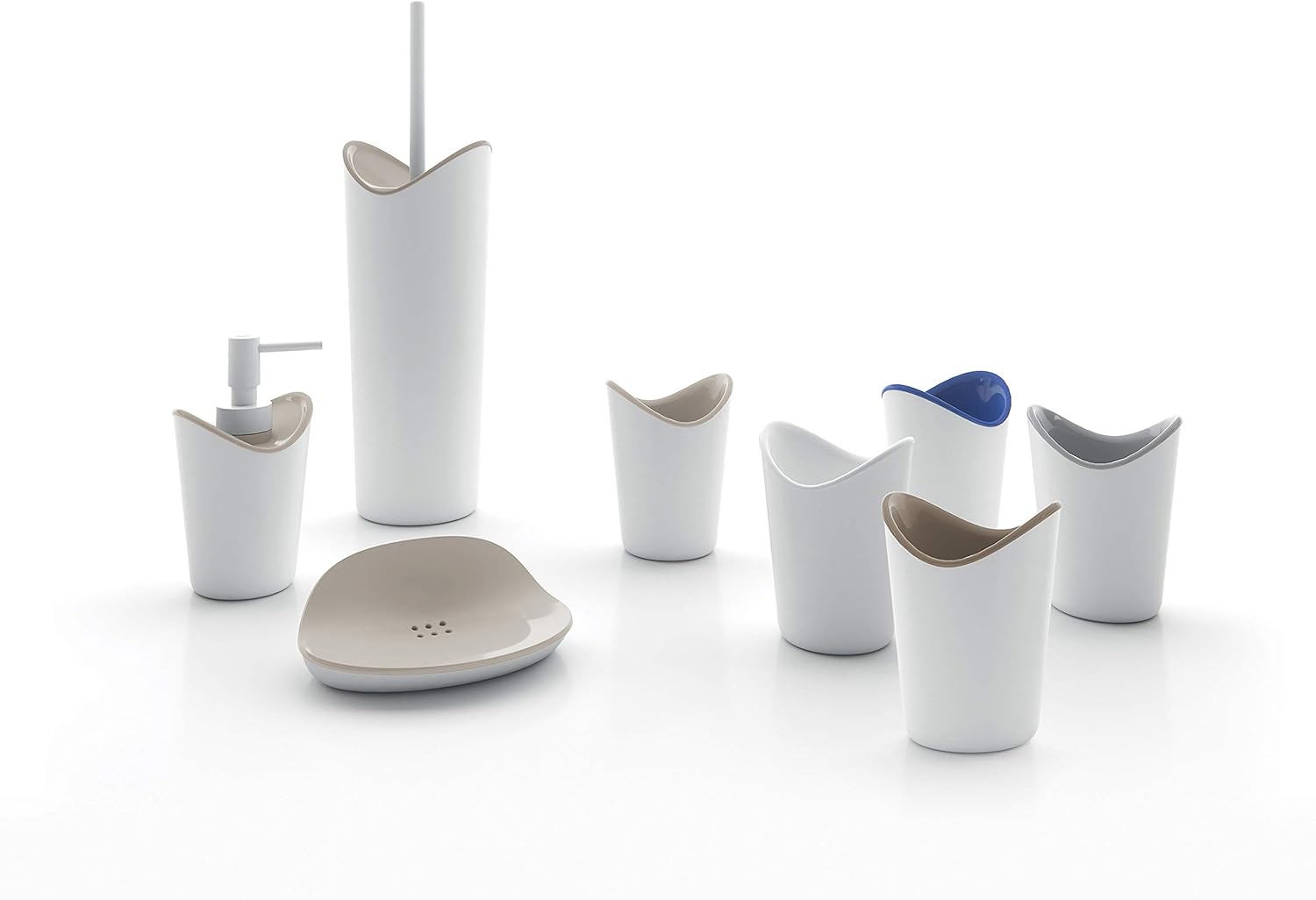 Gedy by Nameeks Moby Toilet Brush Holders White 3133