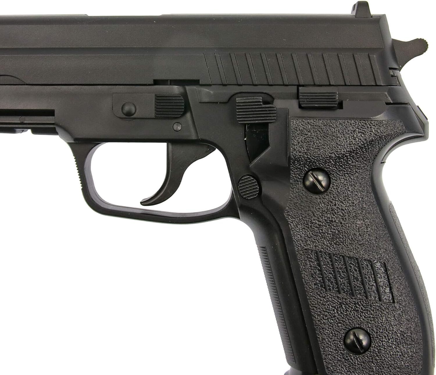 HFC 116N Negra (Muelle) | Pistola de Airsoft Calibre 6mm + maletín + munición Bolas PVC