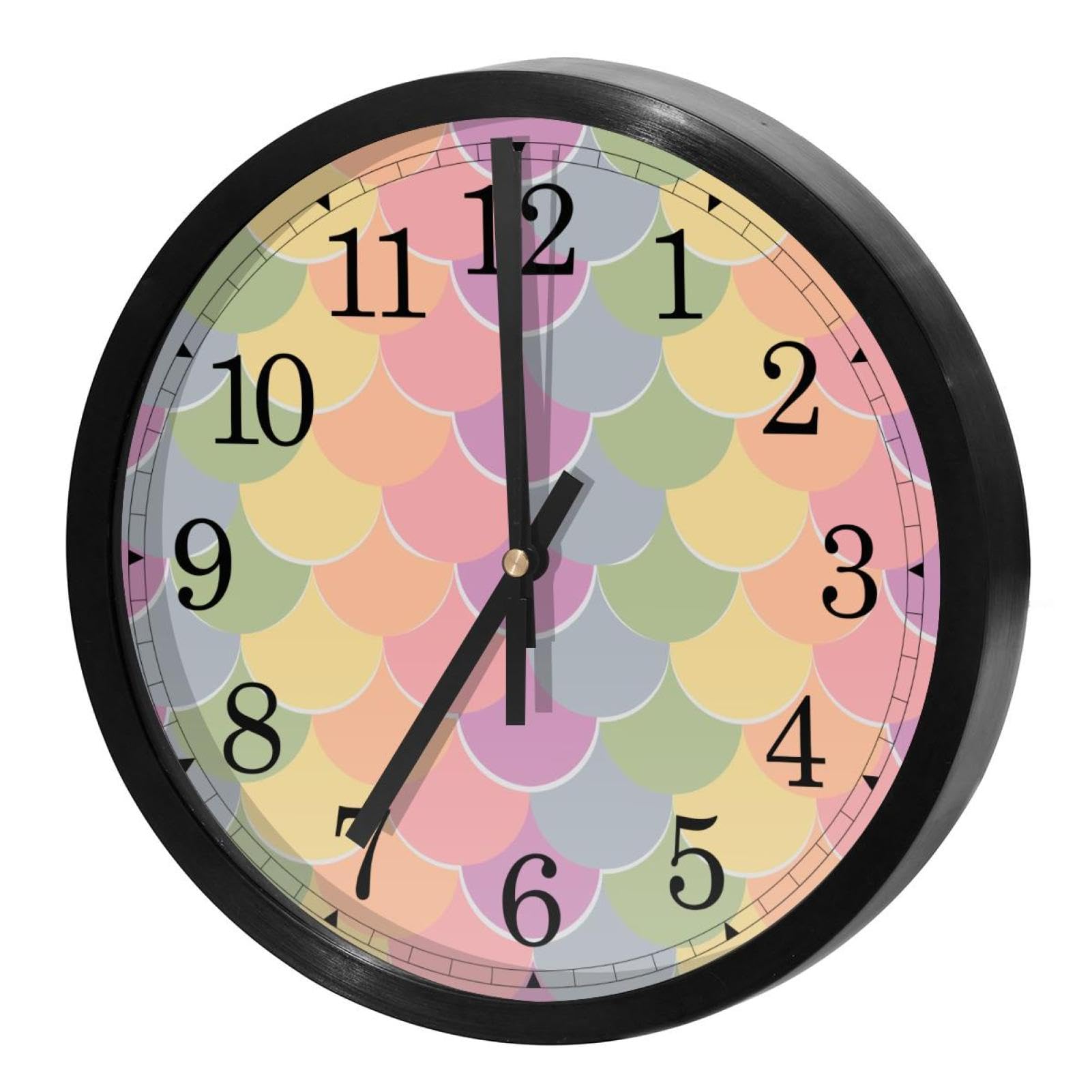 Horloge murale silencieuse à quartz pour se concentrer au bureau sans aucun tic-tac sonore