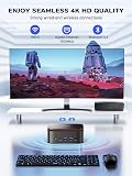 Mini PC,16GB DDR4 512GB M.2 SSD Celeron N5105 (up to 2.9 GHz) Micro Desktop Computer,4K UHD,WiFi 5,BT4.2,Gigabit Ethernet,HDMI X 2 For Business Home Theater Office - 5