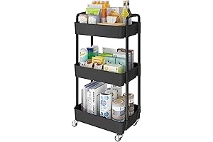 3-Tier Kitchen Storage Cart: Your Home's Multipurpose Organizing Companion