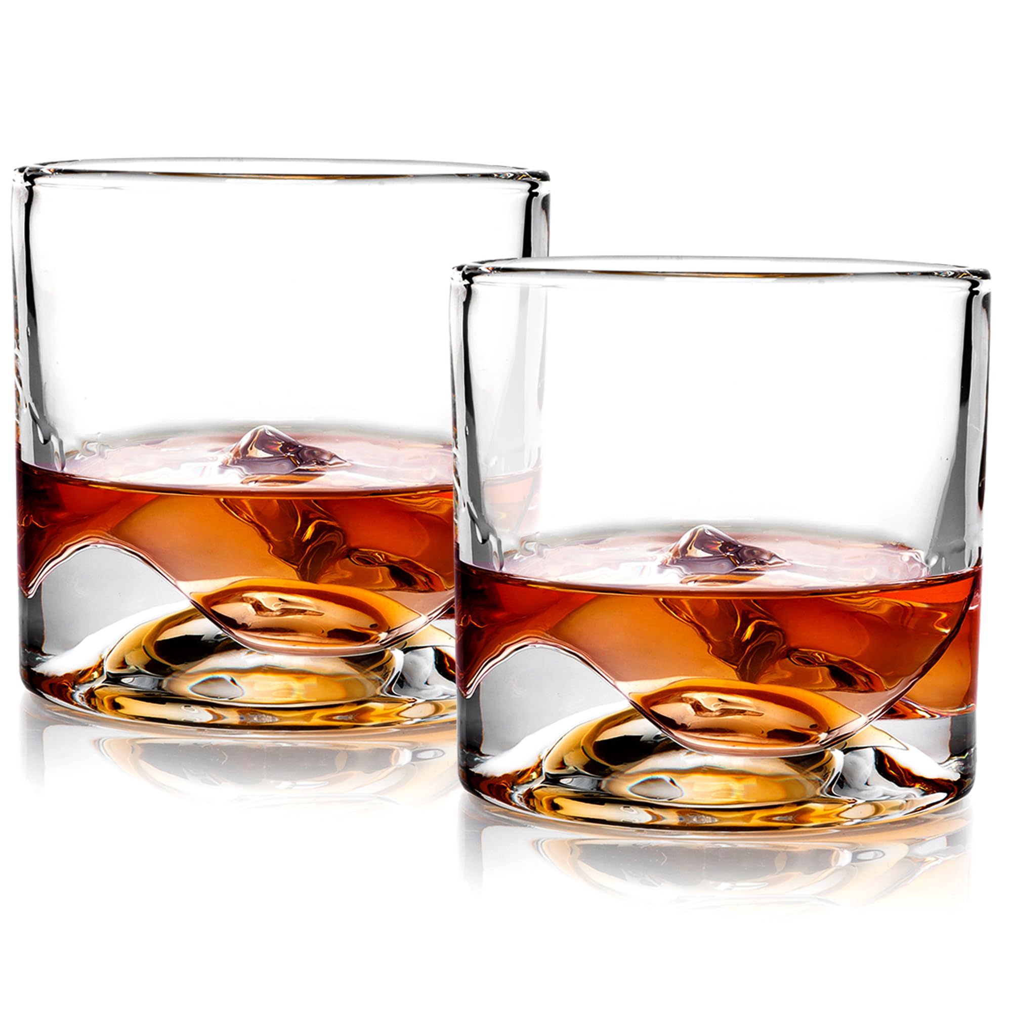 LIITON Denali Vasos de Whiskey Set de 2, 230ml Clear