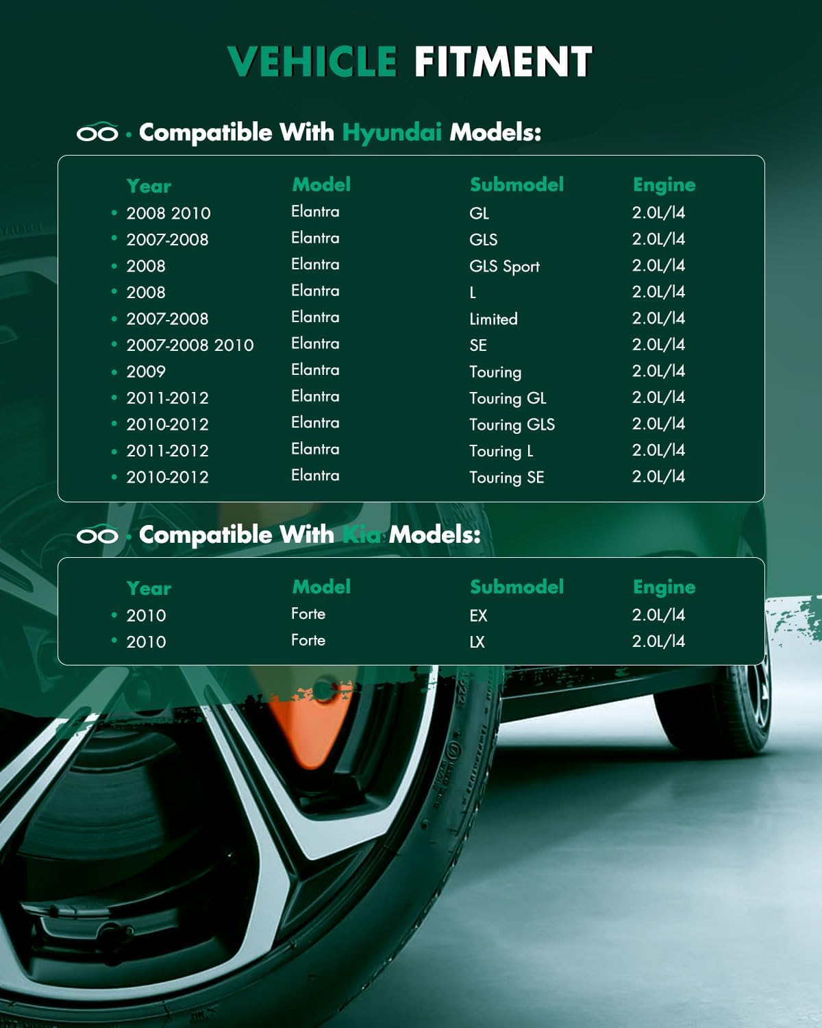 SCITOO Front Right Passenger Side CV Axle Shaft Assembly Fit for Hyundai Elantra,for Kia Forte 2.0L 66-3524