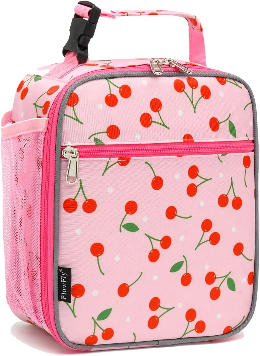 FlowFly Kids Lunch Box Insulated Soft Bag Mini Cooler Back to School