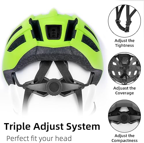 Miniatura 3 de Casco de bicicleta ligero para adultos, casco de bicicleta para hombre, de montaña, unisex, para mujeres, casco de bicicleta de carretera para