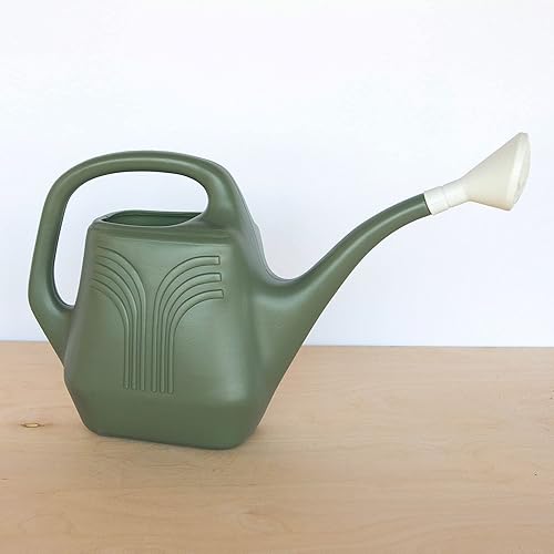Miniatura 4 de Bloem Promo Watering Can 2 Gallon Capacity - Living Green - Durable Resin, Removable Nozzle Spout, Two Handles, Wide Mouth, for Indoor and Outdoor