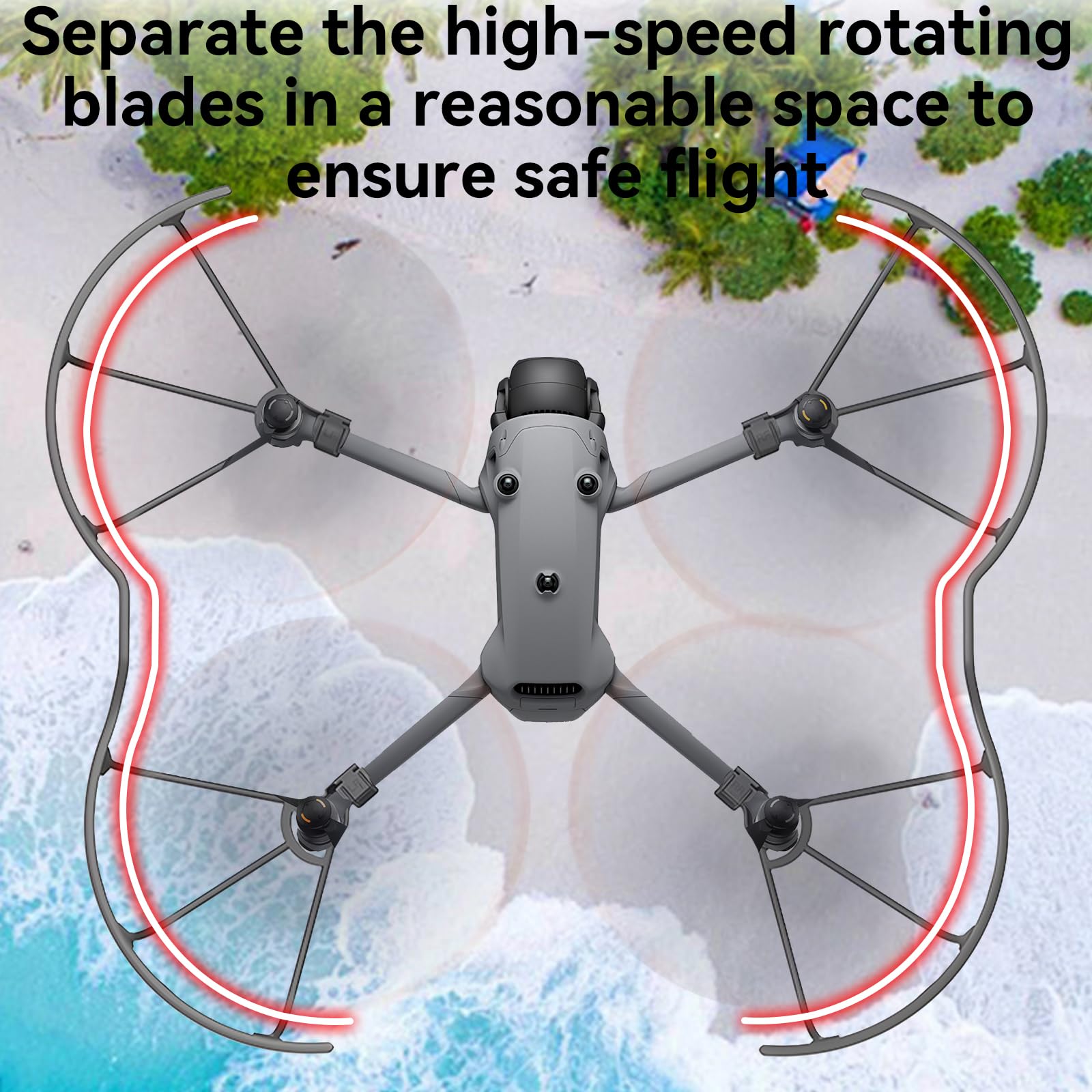 Mavic 4 Pro osłona śmigła – akcesoria do dronów DJI, ochrona łopatki wirnika, zdejmowany śmigło, szybkie zapięcie, ochrona drona DJI Mavic 4 Pro