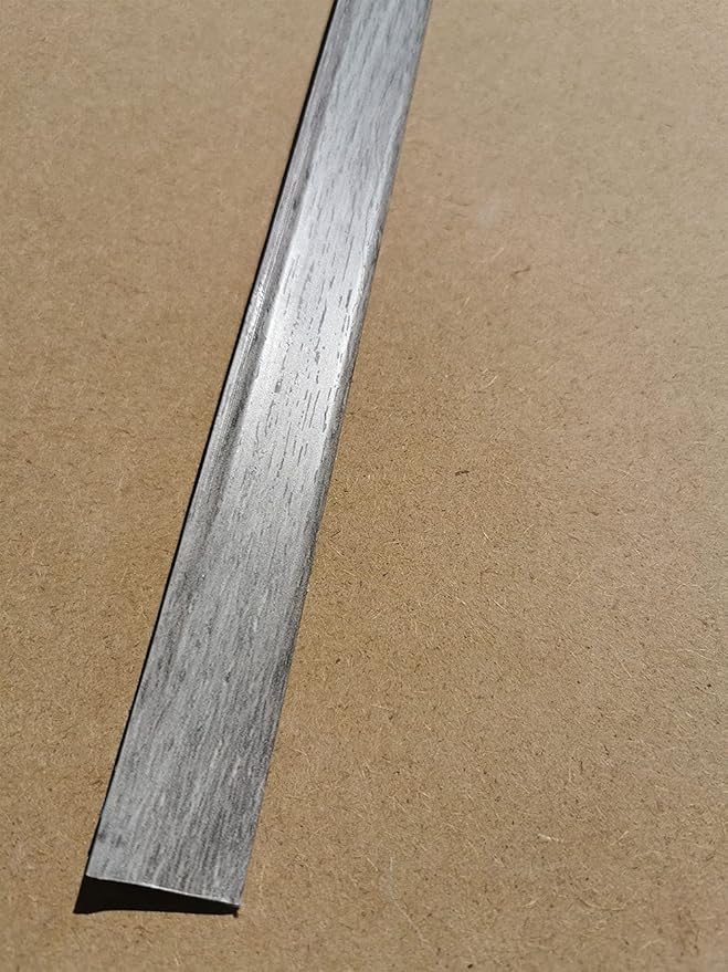 Silver Grey Floor Edge Trim Adhesive 10Mtr Pack 5 x 2Mtr Lengths Bridge