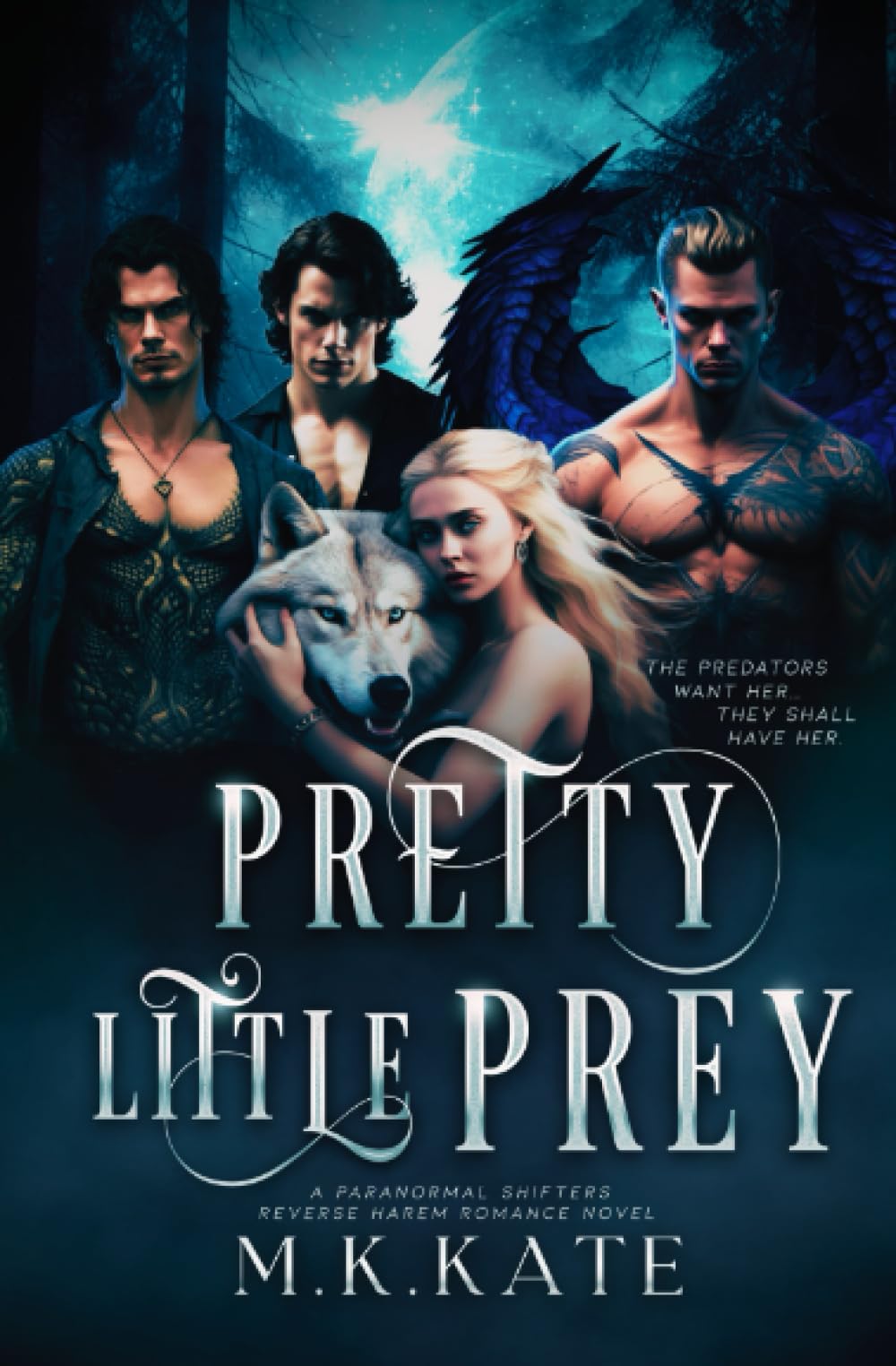 Pretty Little Prey: A Spicy Reverse Harem Shifters Paranormal Romance Novel (Prey & Predator)