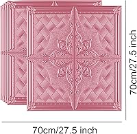 Vista 2 de AIMIMI Paneles de pared 3D, estilo moderno, sencillo, autoadhesivo, extraíble, despegar y pegar, para dormitorio, apartamento, fondo, pared, sala