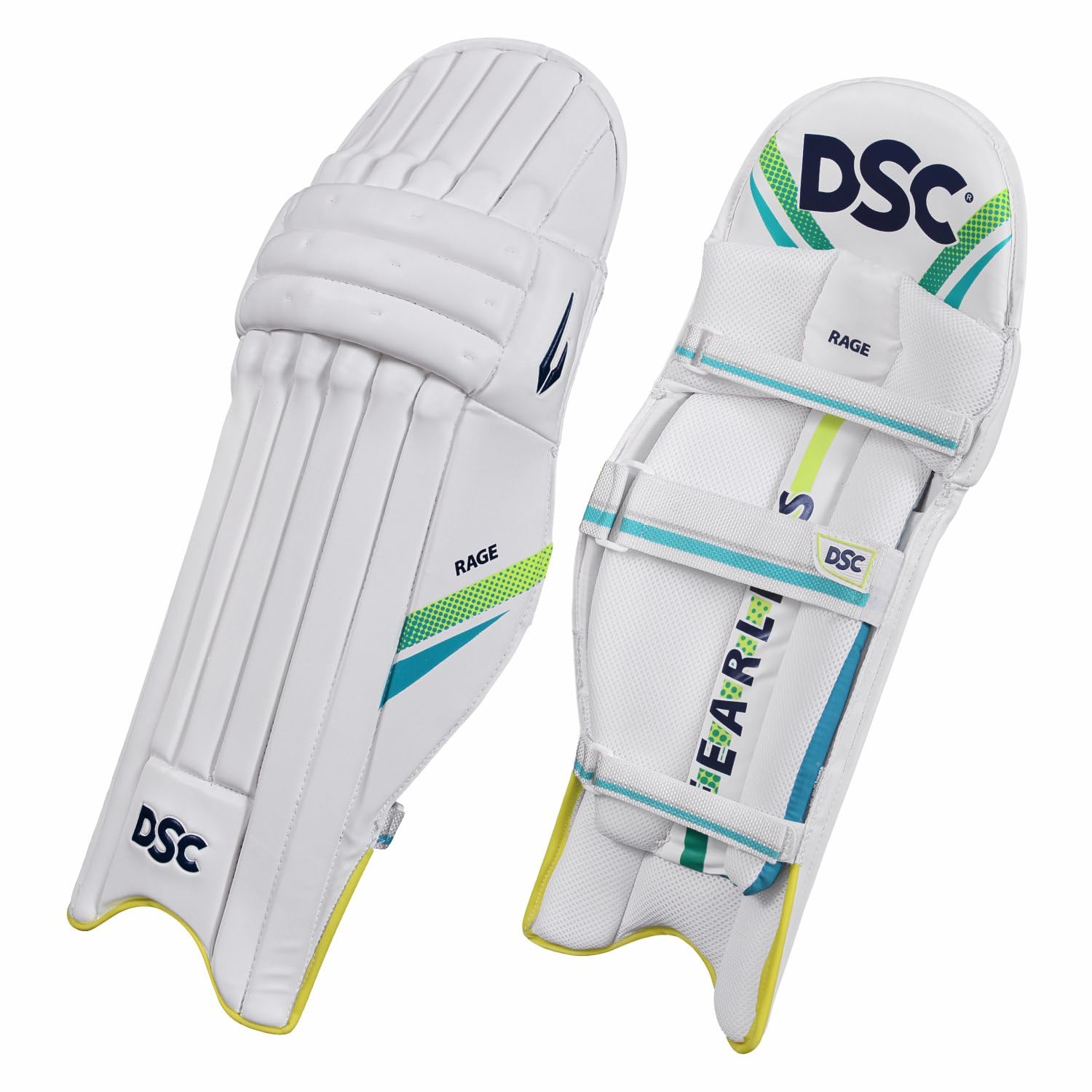 DSC Rage Cricket Batting Legguard for Mens, Color - White, Size - Mens, Right Hand-image-17
