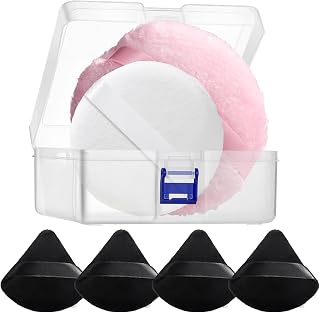 Powder Puff, Body Powder Puff, Extra-Large Powder Puff,Soft Powder Puffs for Body Powder,Triangle Makeup Puff
