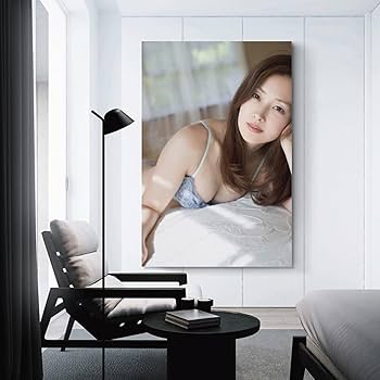 Amazon.co.jp: 笛木優子水着セクシー写真ポスター絵画 オフィス