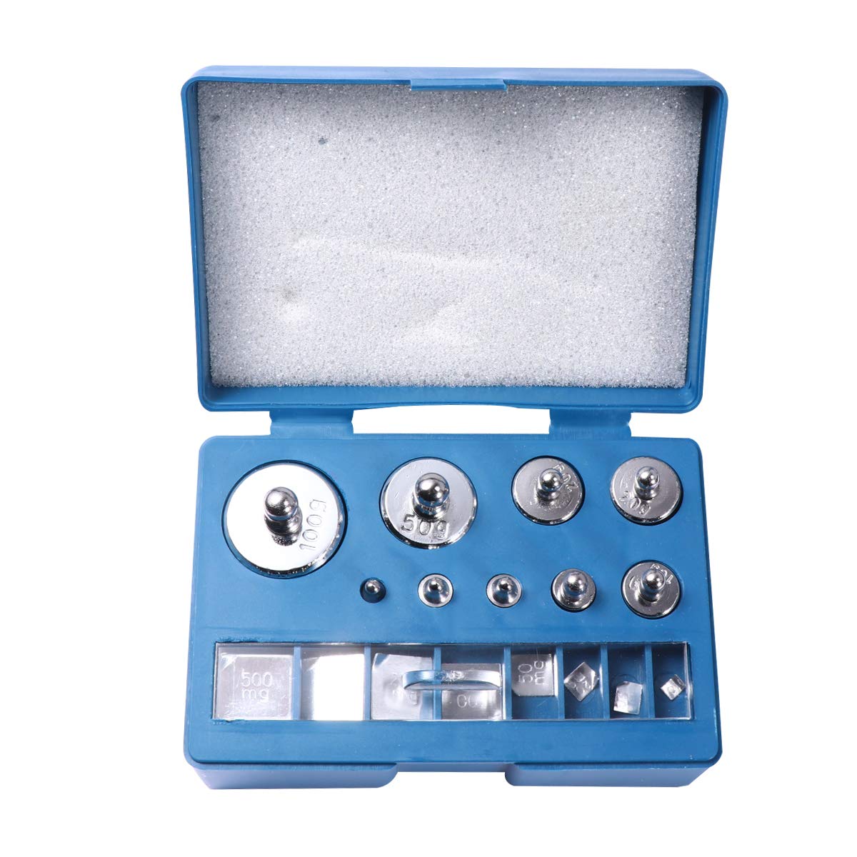 Calibration Weights Kit 200 Grams Steel Plating Calibration Scale Weight with Tweezers for Digital Balance Scale- 10mg- 100g Good Craft Acessories-image-31
