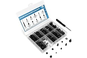 400-Piece SSD, Motherboard, and PC Case Screw Assortment Kit for DIY PC Building