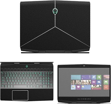 Decalrus - ملصق بشرة لصائق واقية لعام 2018 Alienware M15 15.6 & quot؛ غلاف غلاف الشاشة ALalien18_m15-71