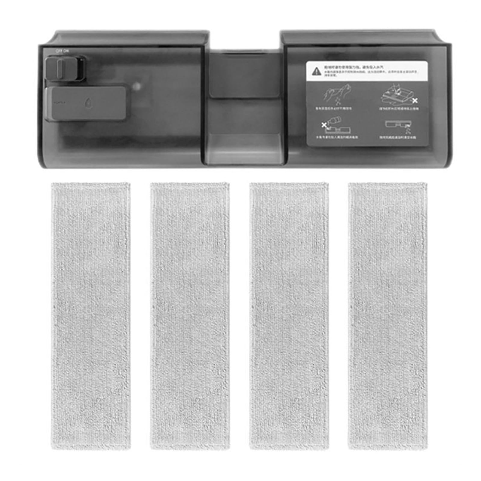 Accessoires aspirateur Dreame V11 V12 : réservoir d'eau haute performance et linges fins