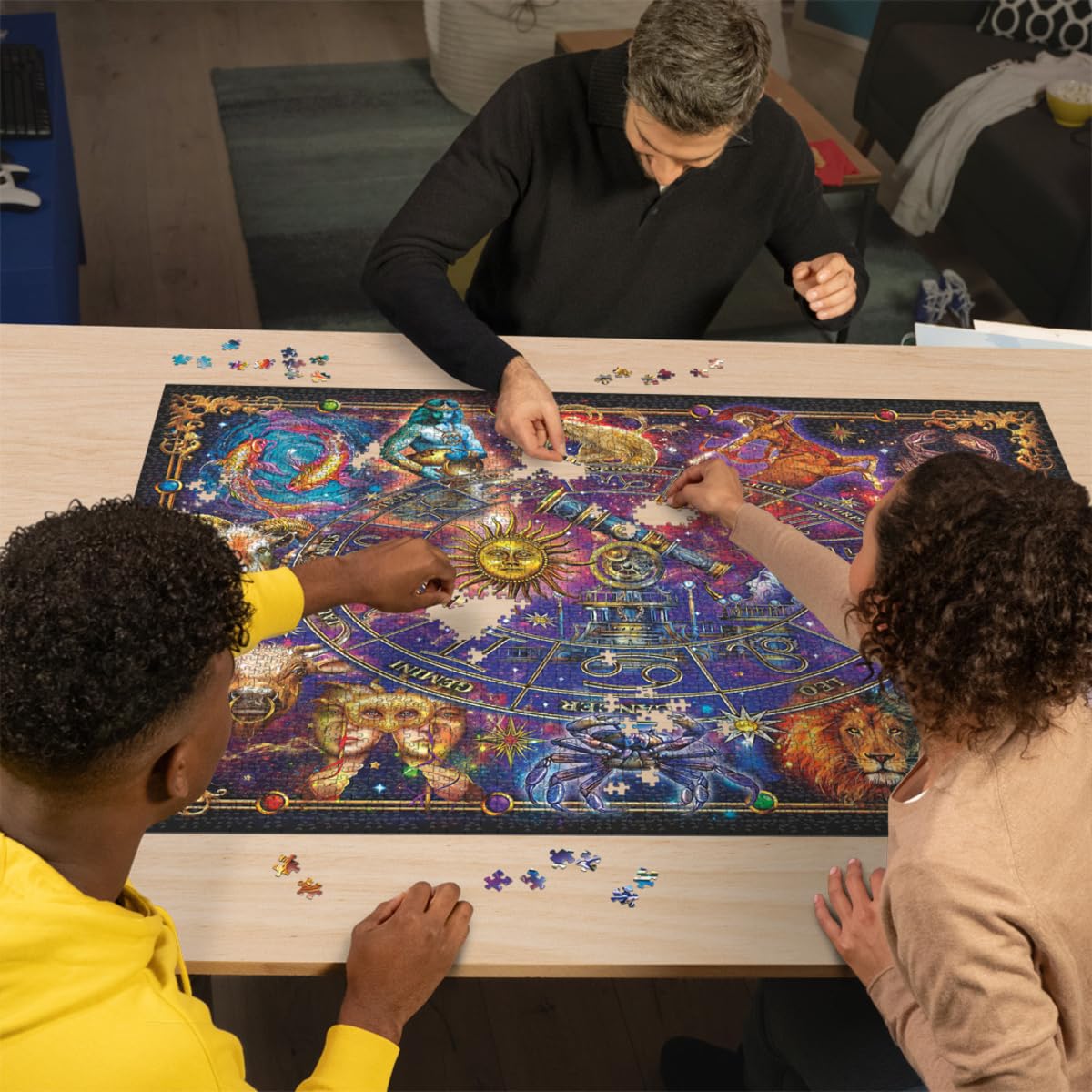 Ravensburger - Puzzle Adulte - Puzzle 3000 pièces - Signes du Zodiaque - Adultes et Enfants à partir de 14 Ans - Puzzle de qualité supérieure fabriqué en Europe - Art - 16718