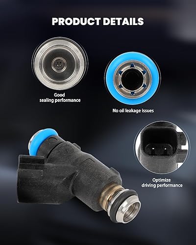 Miniatura 280 de Inyectores de combustible SCITOO de 4 agujeros aptos para 2006-2009 para Volvo para C70 2.5L, 2001-2003 2005-2009 para Volvo para S60 2.4L