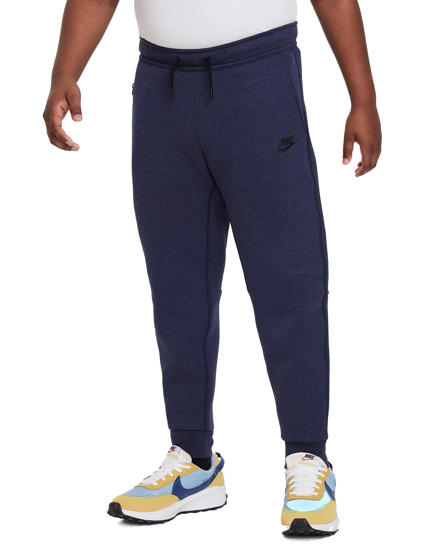 Nike FD3288-473 B NSW TECH FLC Pant Pants Boy's OBSIDIANHEATHER/Black/Black Größe S+