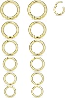 Vista 23 de Ocptiy 6G 8G 12G 14G 16G Anillos de tabique con bisagras Calibradores Túneles Tapones Pendientes Kit de estiramiento de acero quirúrgico con Juego