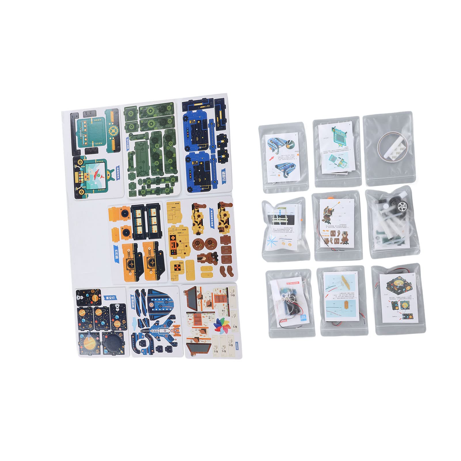 Conjunto de Experimentos de Física, Juguetes Educativos para Niños, Kit de Ciencia Reciclable para Exploración Científica