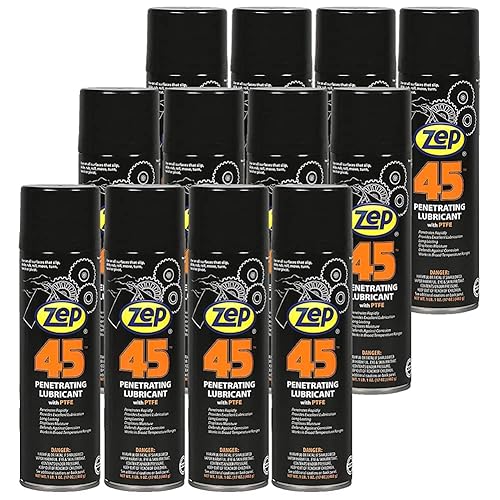 Zep 45 Lubricante penetrante no inflamable - 17 oz (caja de 12) - 17401 - Lubrica y protege las piezas móviles