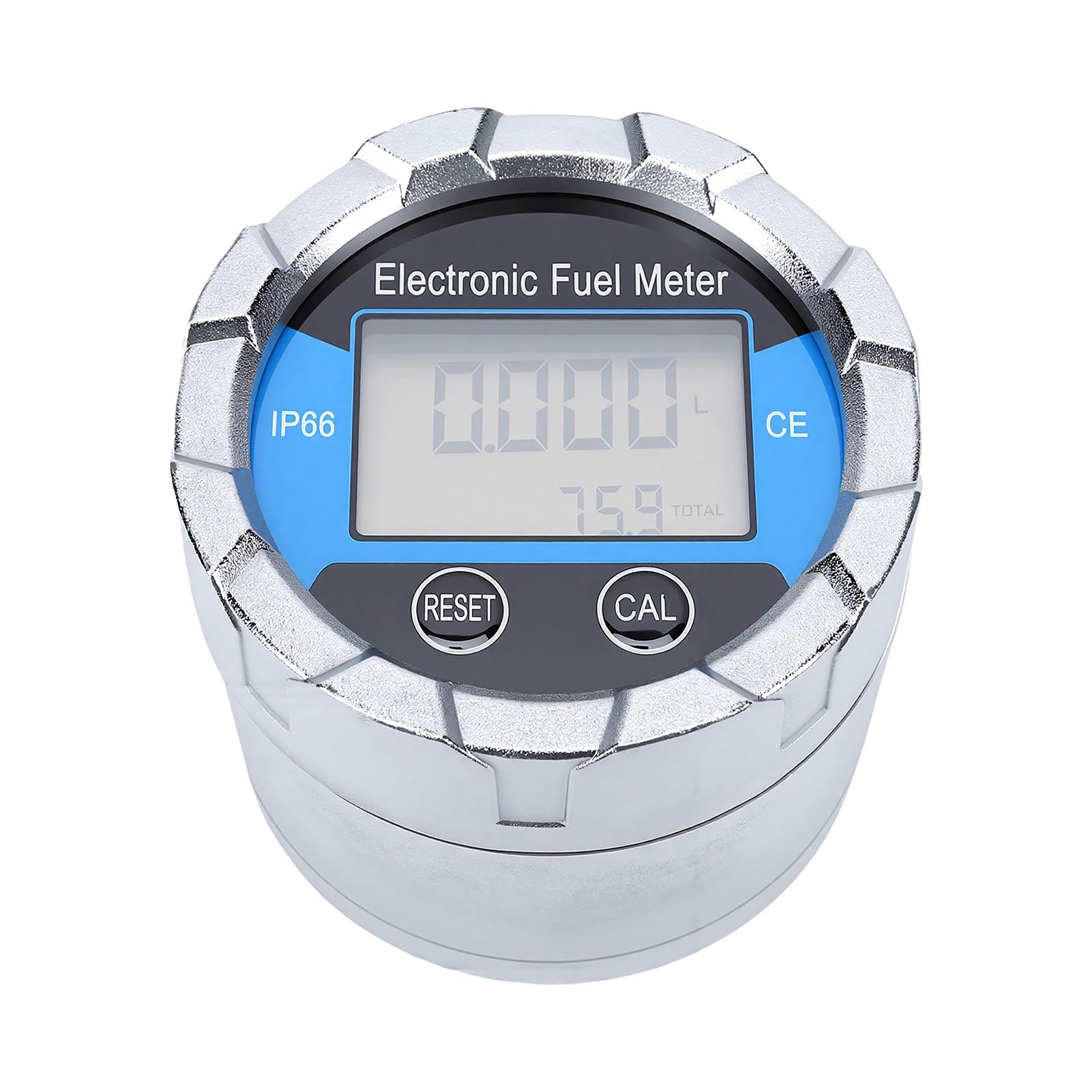 Topiky Medidor de Flujo de Engranaje Digital Confiable para Medir Aceite y Líquidos de Alta Viscosidad Precisión ±0,5% Aluminio Fundido 1 Unidad