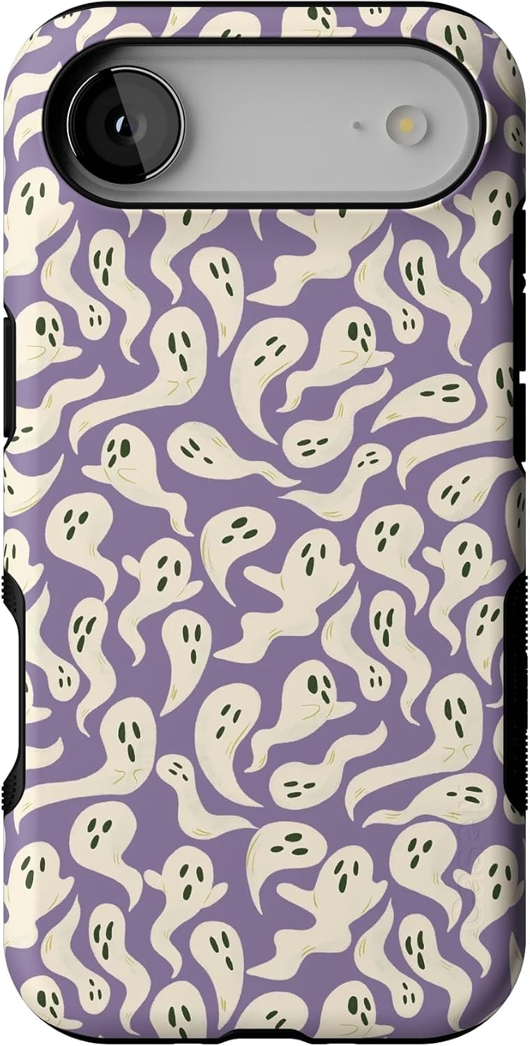 Casely iPhone 17 Air Case | All Boo'd Up | Purple Ghost | Bold Protective Design | Compatible with MagSafe