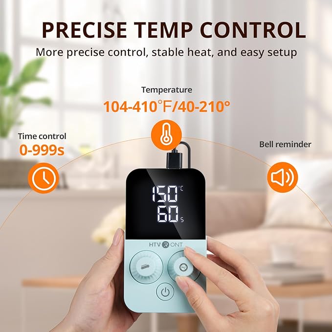 Prensa Térmica HTVRONT 15x15 para Camisetas - Prensa de Sublimación y Vinilo miniatura 3