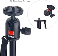 Vista 6 de Soporte de trípode compatible con Anker Nebula Capsule Series, mini trípode universal para cámara, soporte de proyector portátil de aleación