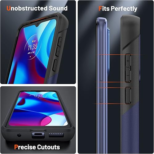 Miniatura 3 de for Moto G Play 2023Moto G Pure Case,Moto G Power 2022 Case with Screen Protector,Military Grade Drop Tested Heavy-Duty Tough Rugged Shockproof