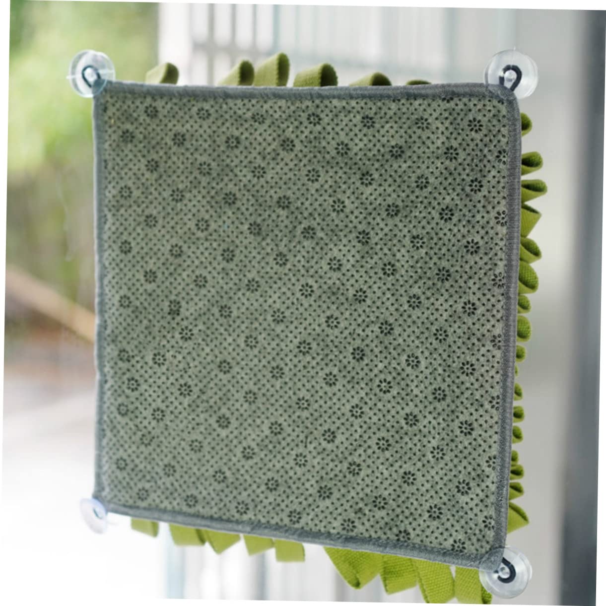 Tapis D’alimentation pour Chien Renifleur en Peluche Vert, 1 Pièce | Tapis de Fouille pour Animaux, Aide au Repas Lent L’entraînement, Format Couverture