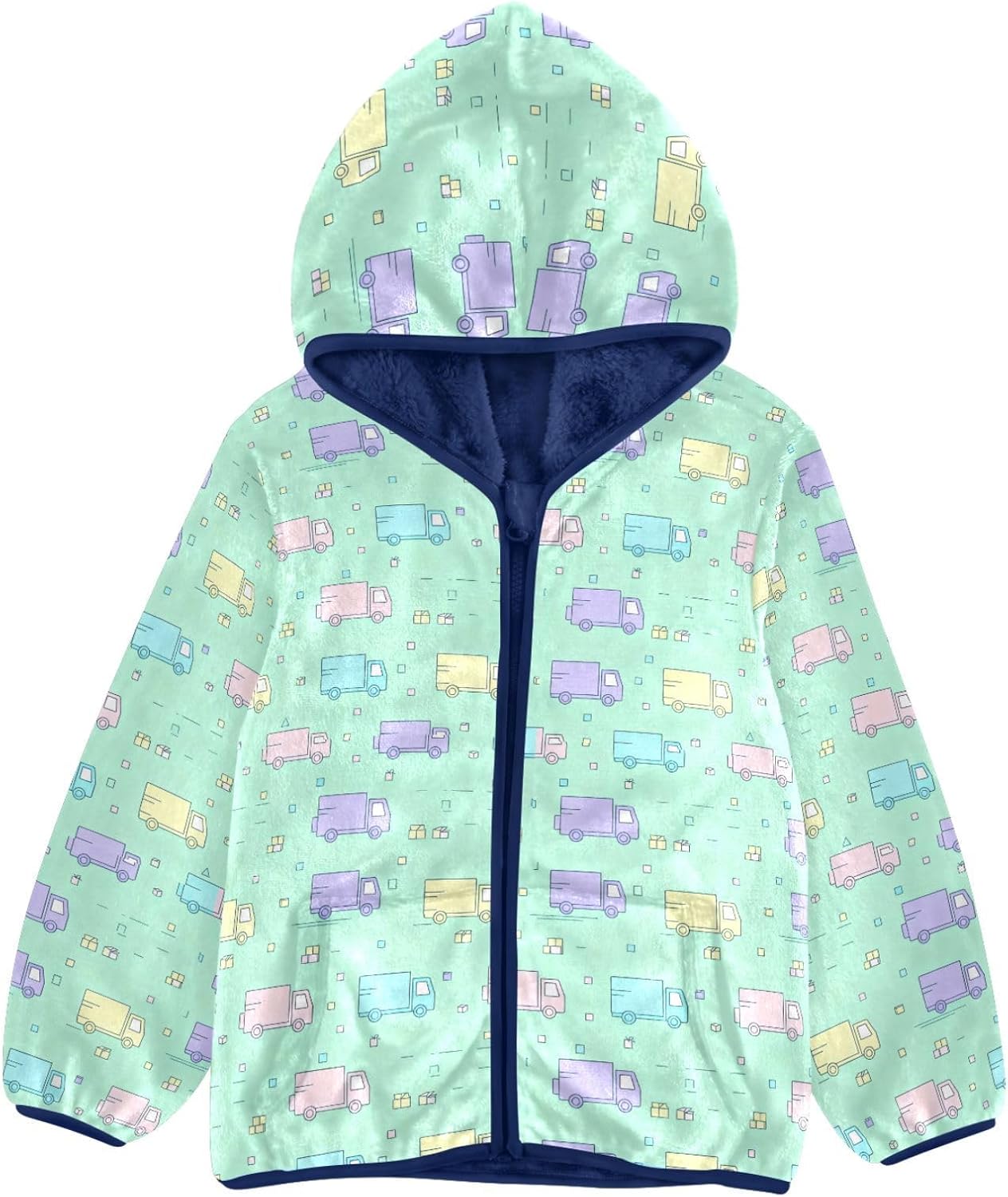 GuoChe Toddler Soft Jackets Outerwear Jackets & Coats Navy Blue Trendy Baby Boys Clothes 3T