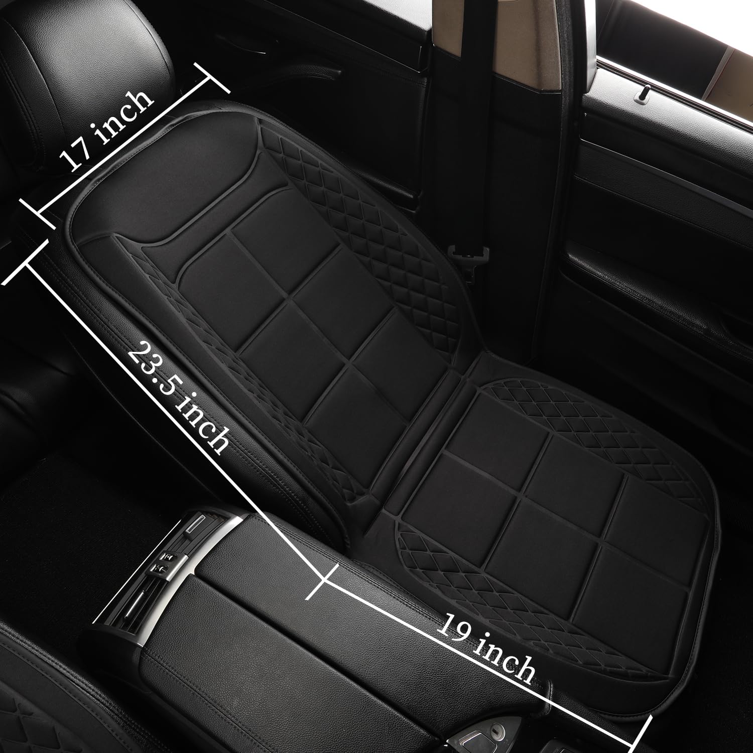 DgiqLeite Car Seat Cushions Car Seat Cover Foldable Portable Seat Cover for Back and Seat Cushions with Bottom — view 4