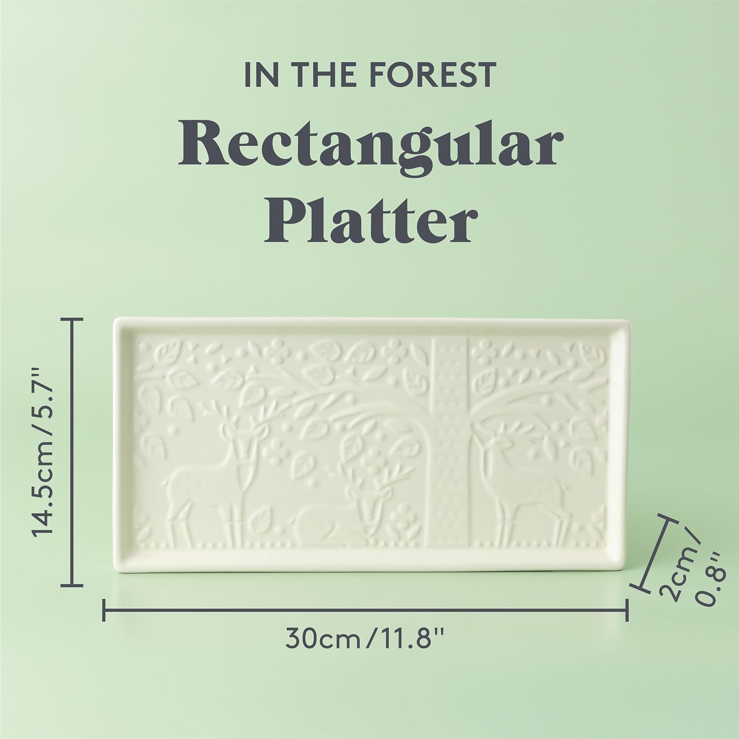 Mason Cash | In The Forest 12" Serving Platter image 4